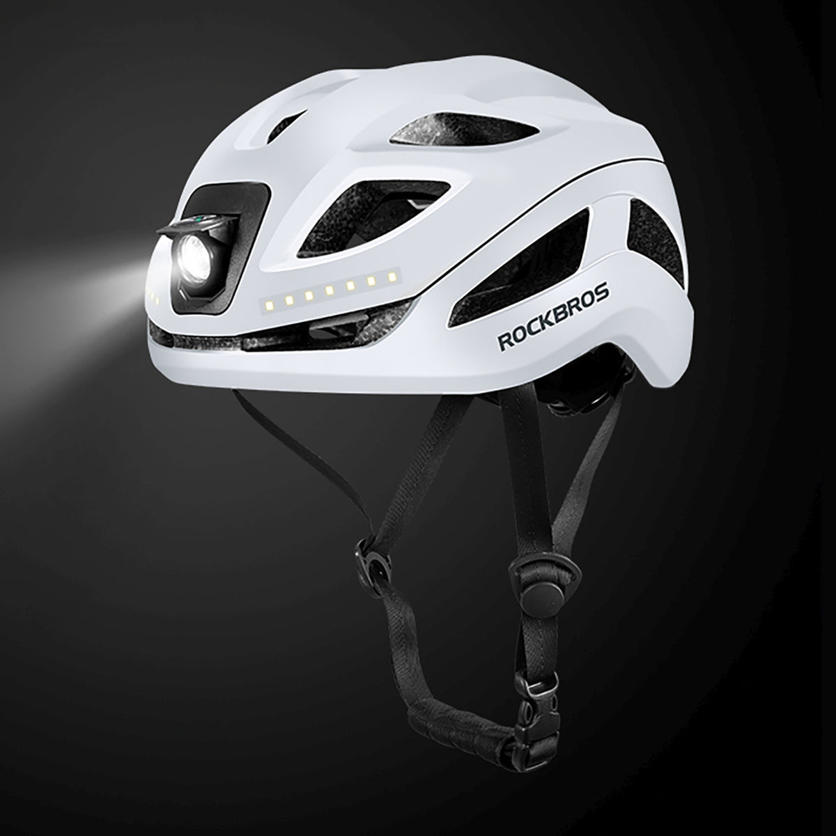 Cycling clothing – Bicycle helmet with integrated omni-directional lighting USB-C - Carlat