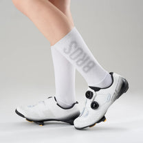 Cycling clothing – Breathable cycling socks, size 36-38 - white - Carlat