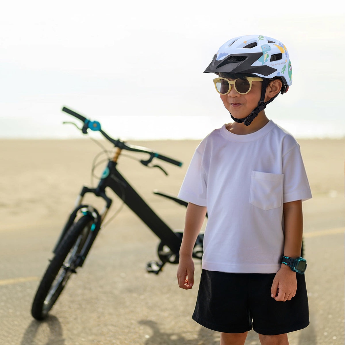 Cycling clothing – Children's MTB bicycle helmet with detachable visor - Carlat