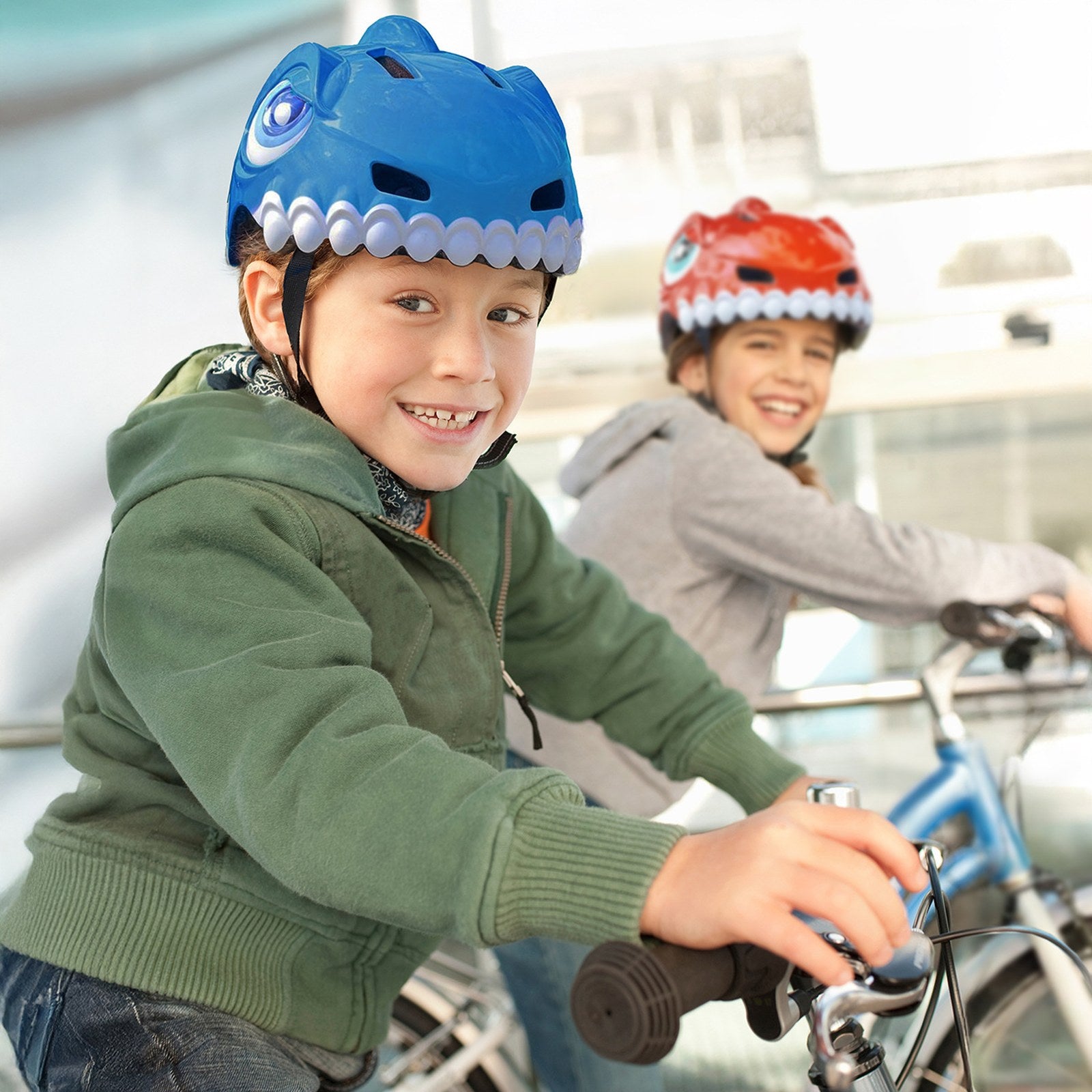 Cycling clothing – Children's bicycle helmet 52-56 cm - blue - Carlat