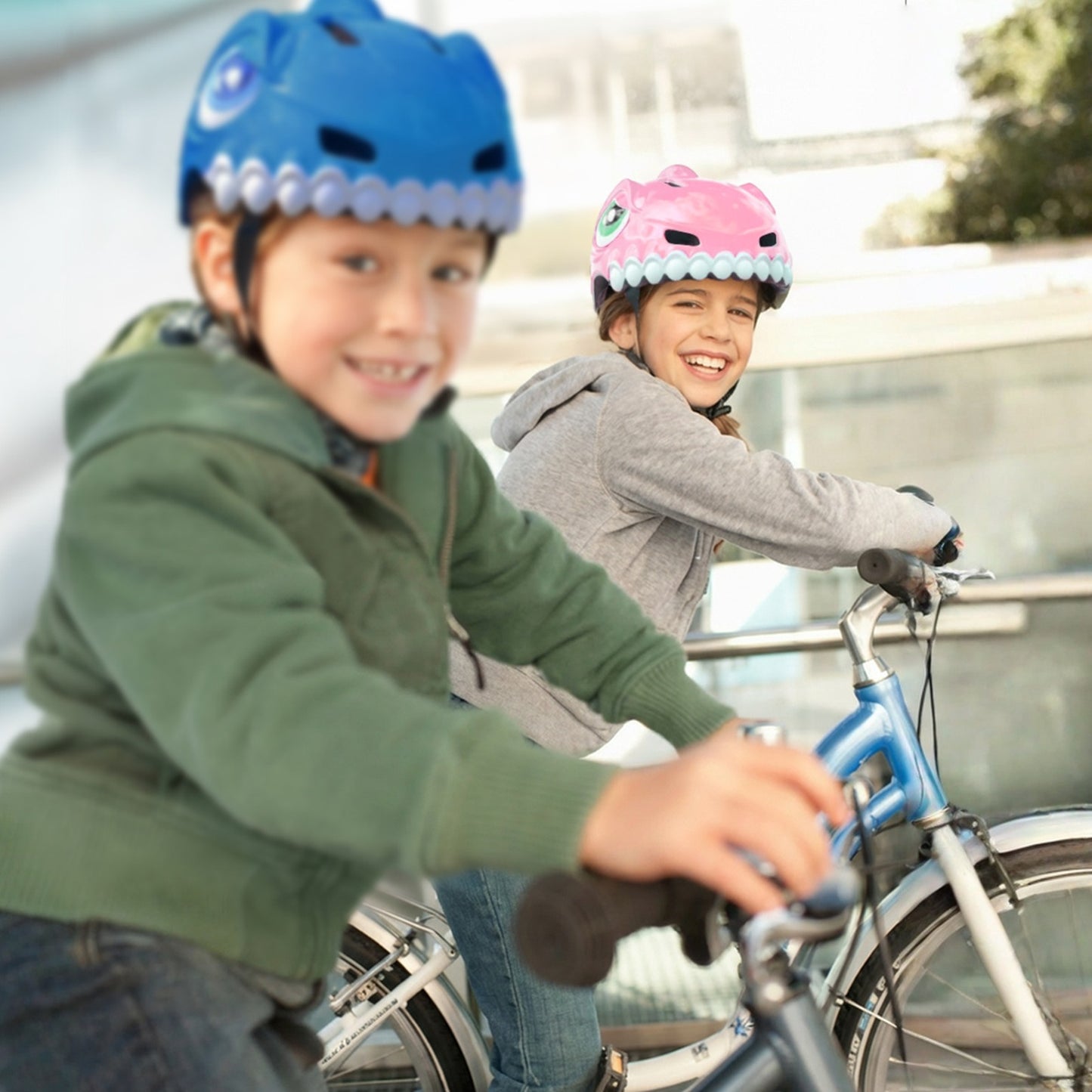 Cycling clothing – Children's bicycle helmet 52-56 cm - pink - Carlat