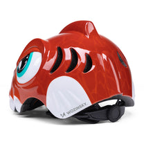 Cycling clothing – Children's bicycle helmet 52-56 cm - red - Carlat