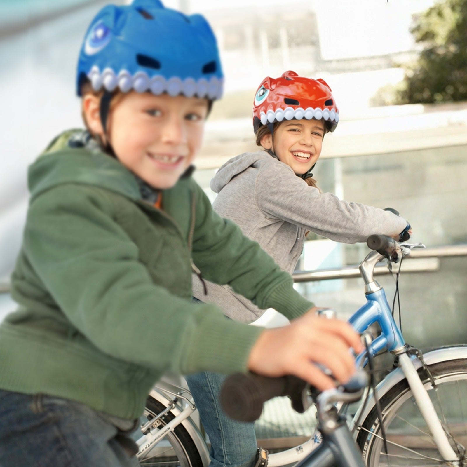 Cycling clothing – Children's bicycle helmet 52-56 cm - red - Carlat