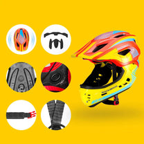 Cycling clothing – Children's bicycle helmet with detachable visor, size - Carlat