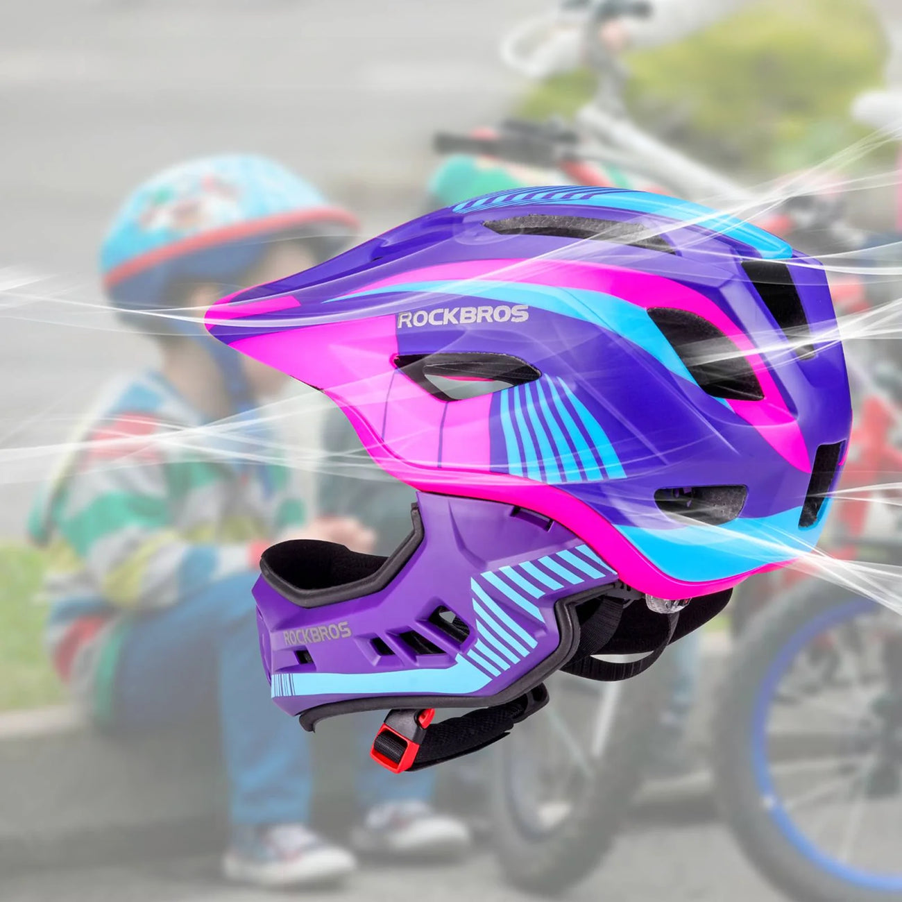 Cycling clothing – Children's bicycle helmet with detachable visor, size - Carlat