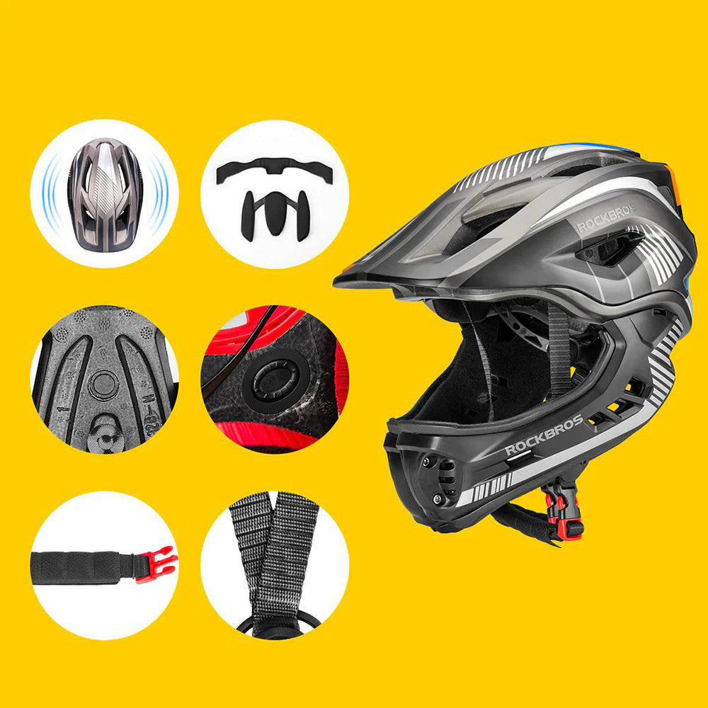Cycling clothing – Children's bicycle helmet with detachable visor, size - Carlat