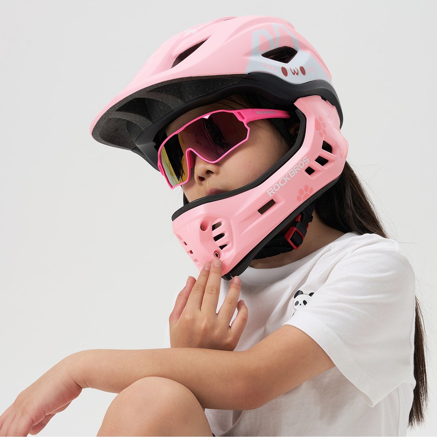 Cycling clothing – Children's bicycle helmet with detachable visor, size - Carlat