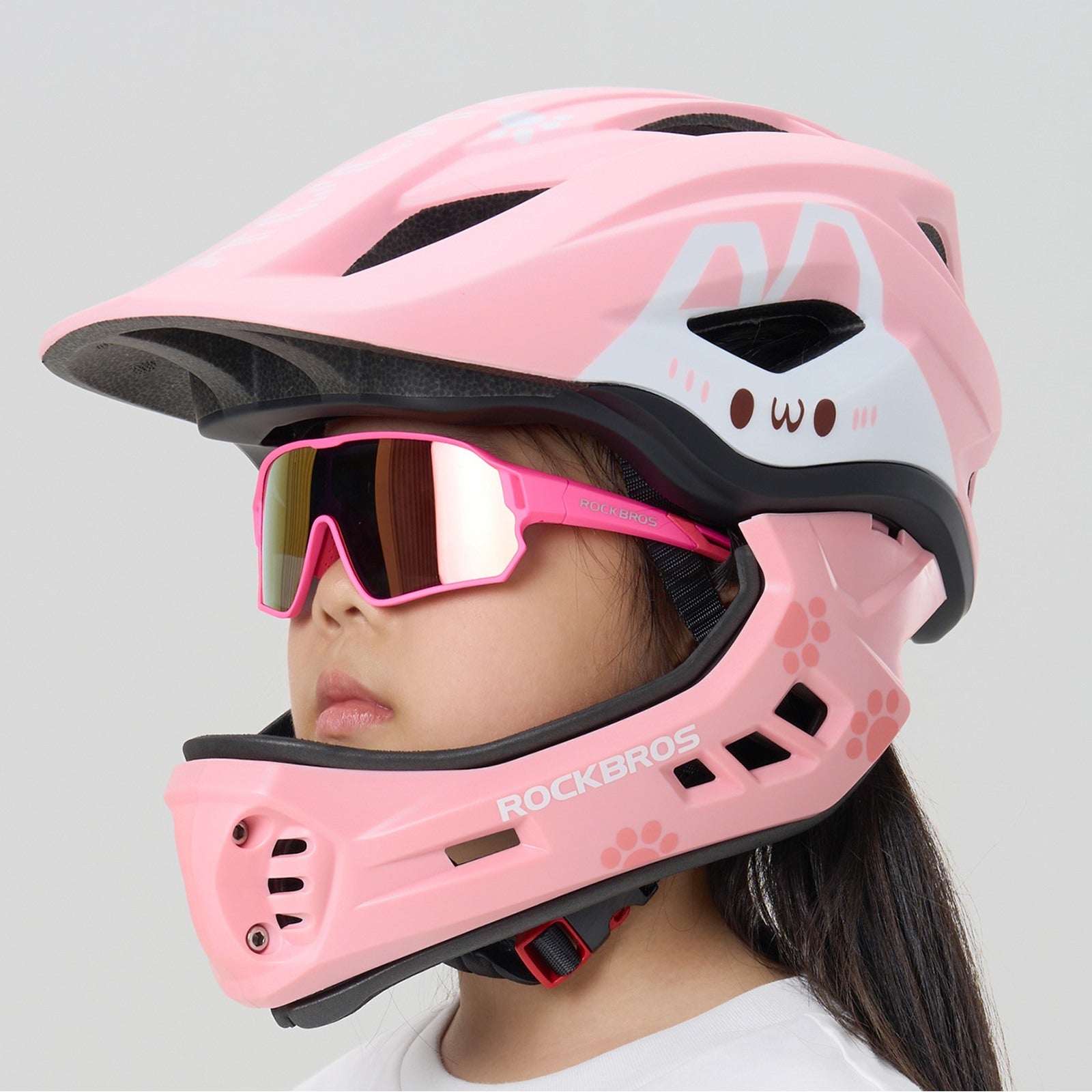 Cycling clothing – Children's bicycle helmet with detachable visor, size - Carlat