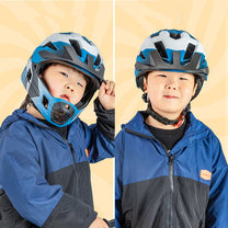 Cycling clothing – Children's bicycle helmet with detachable visor, size - Carlat
