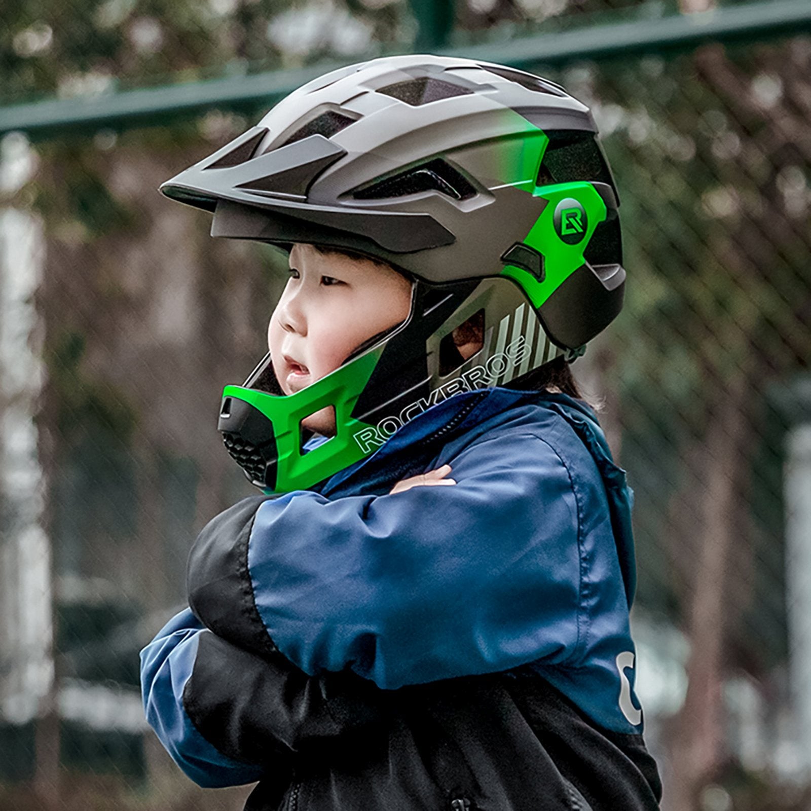 Cycling clothing – Children's bicycle helmet with detachable visor, size - Carlat