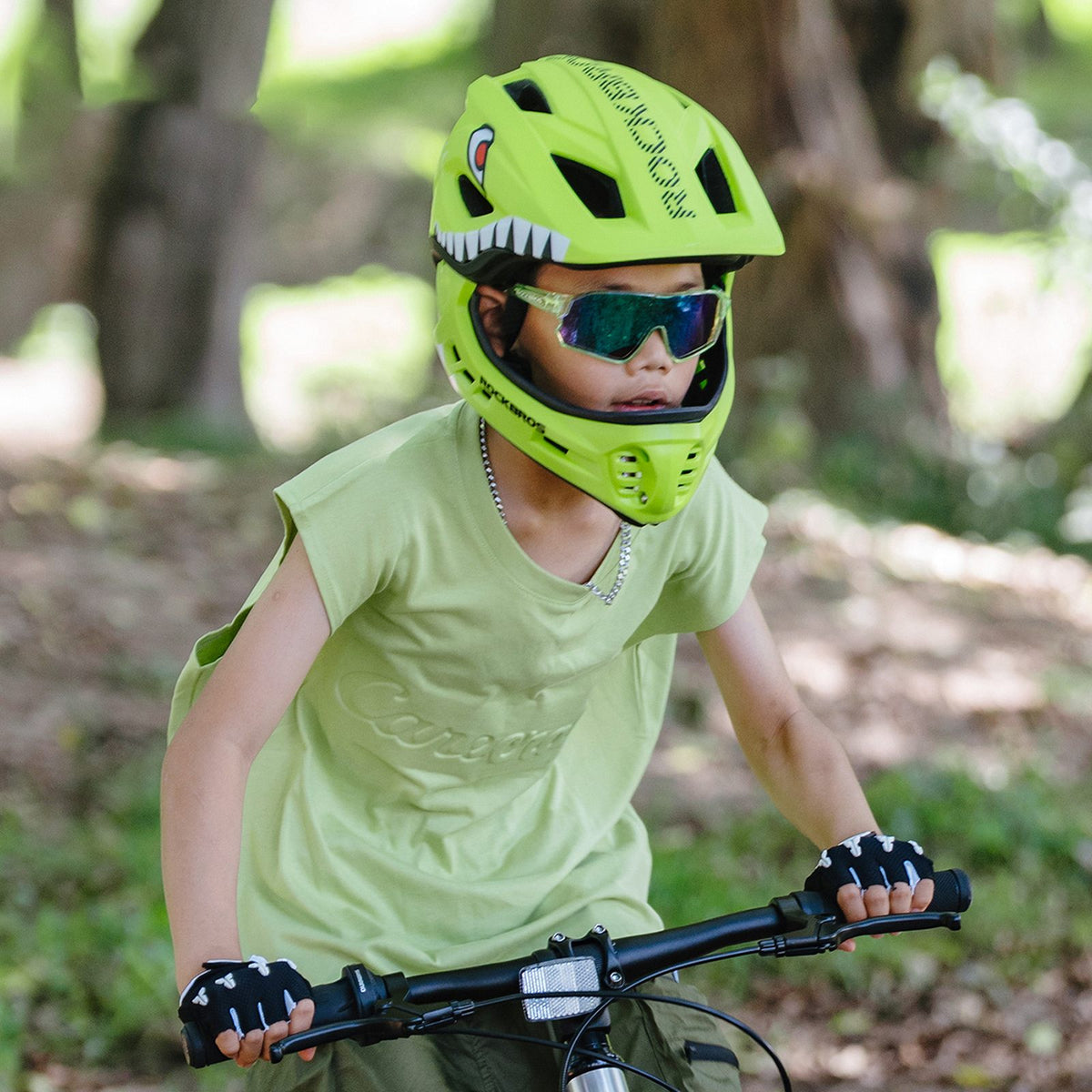 Cycling clothing – Children's bicycle helmet with detachable visor, size - Carlat