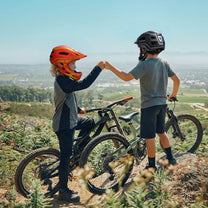 Cycling clothing – Children's full-face bicycle helmet with USB rear - Carlat