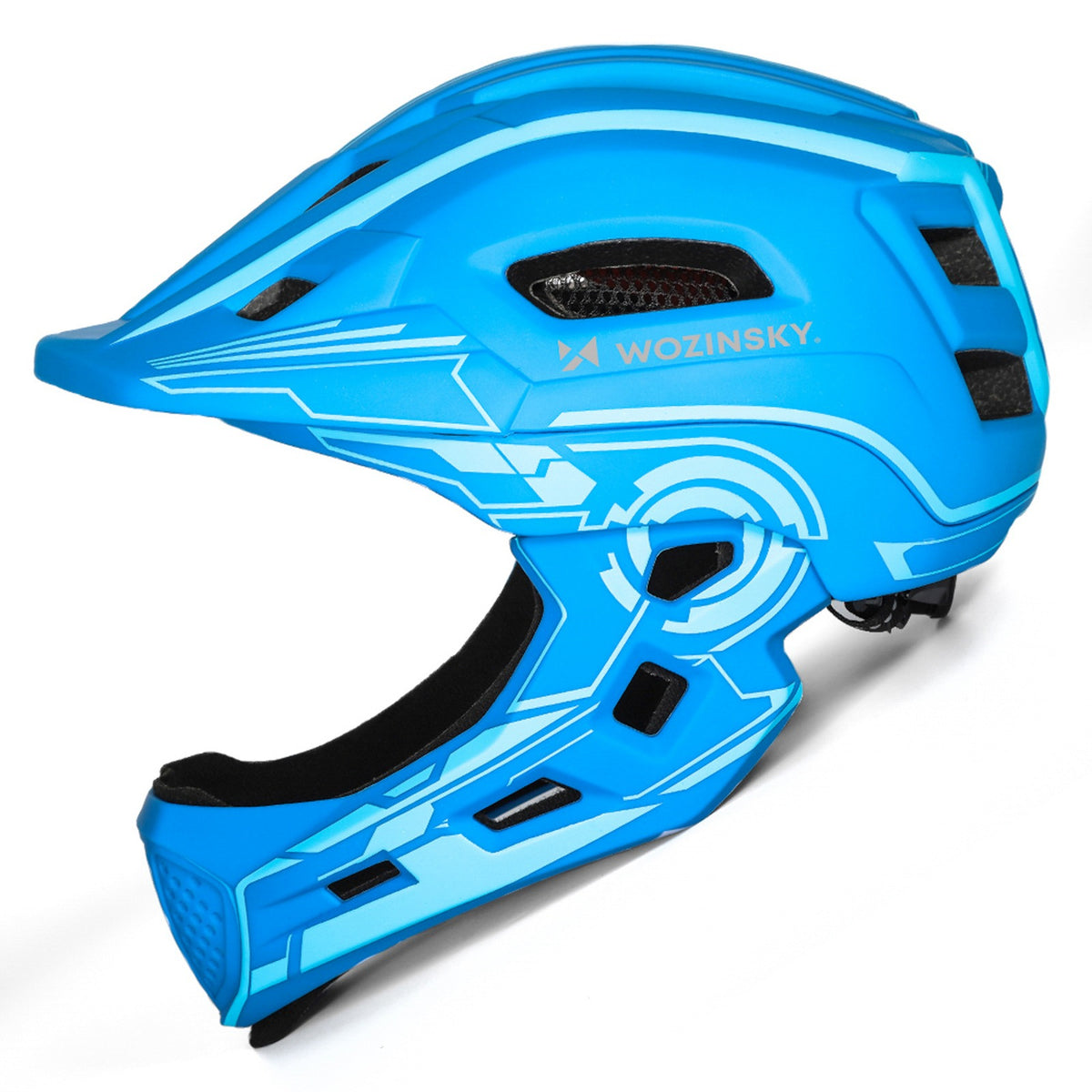 Cycling clothing – Children's fullface bicycle helmet with USB rear - Carlat