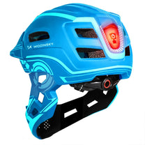 Cycling clothing – Children's fullface bicycle helmet with USB rear - Carlat