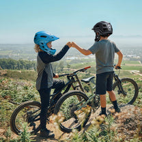 Cycling clothing – Children's fullface bicycle helmet with USB rear - Carlat
