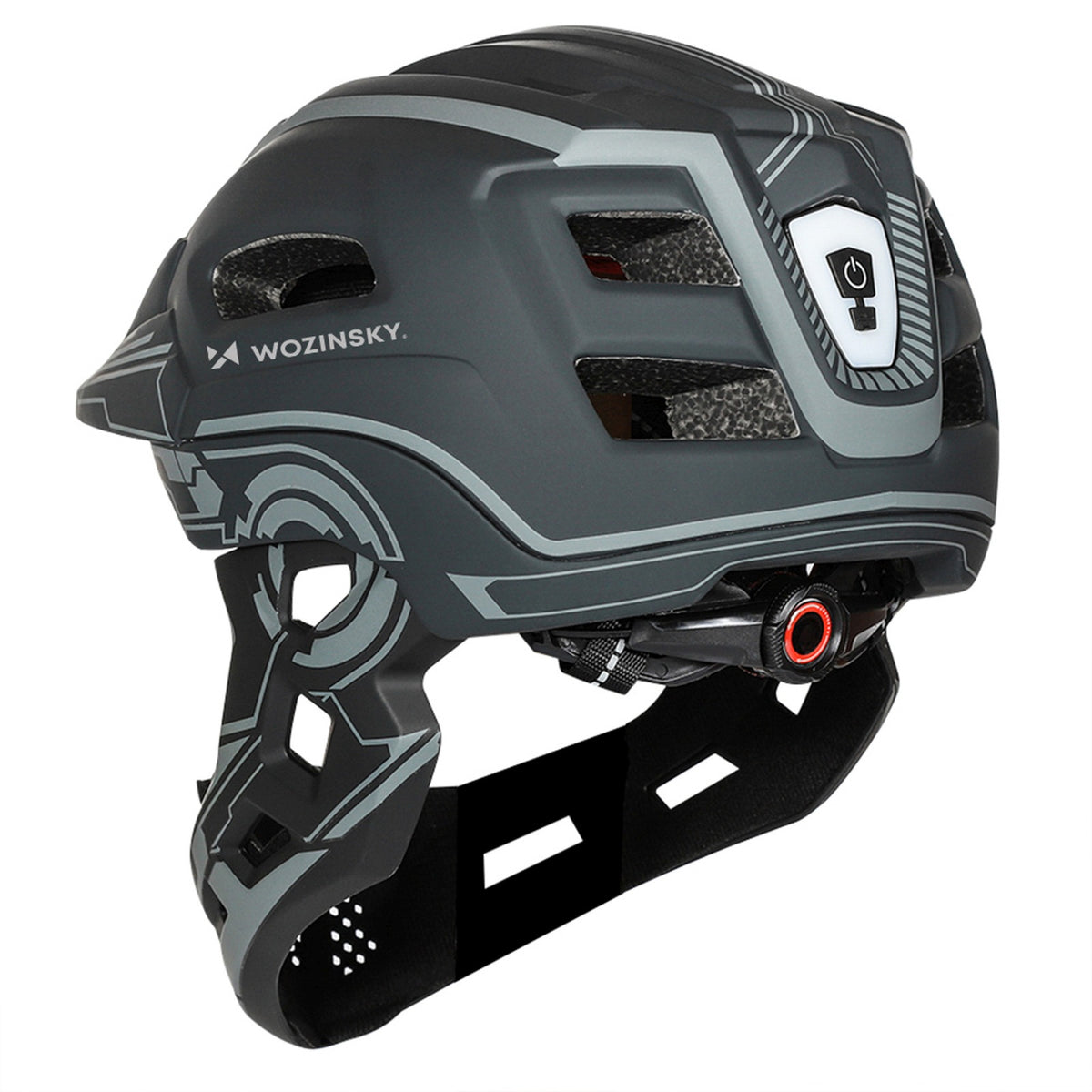 Cycling clothing – Children's fullface bicycle helmet with USB rear - Carlat