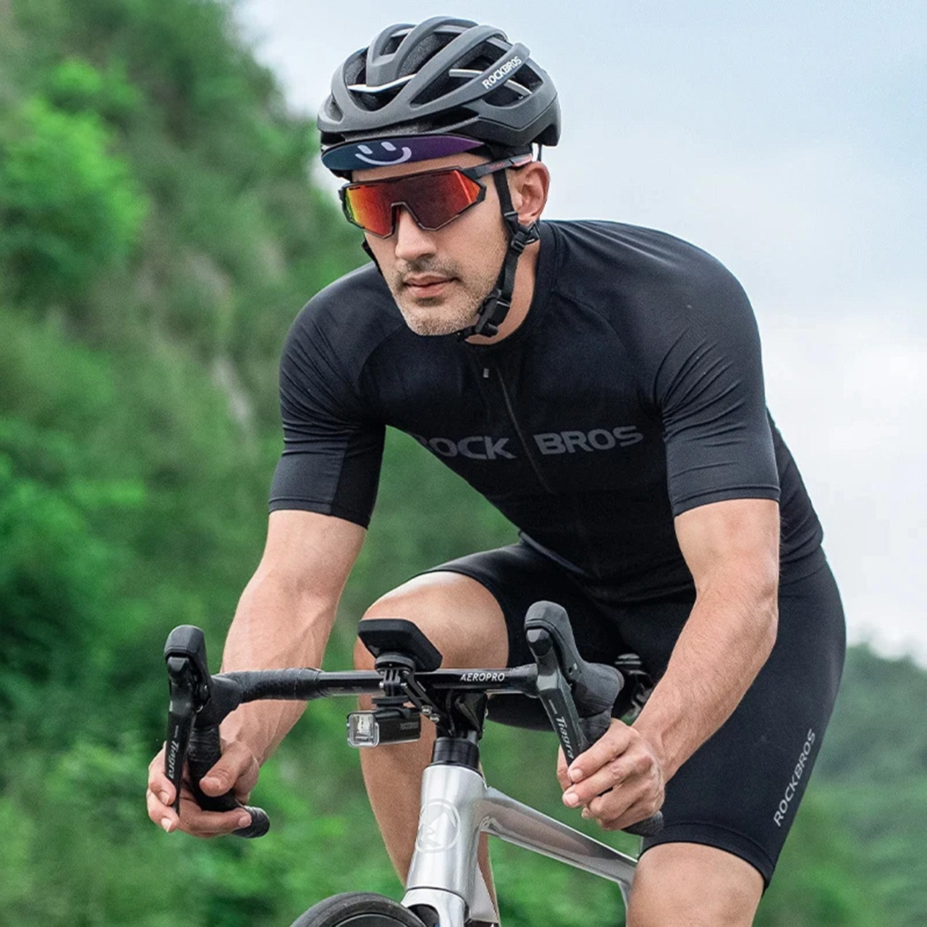 Cycling clothing – Cycling cap with a visor - black - Carlat
