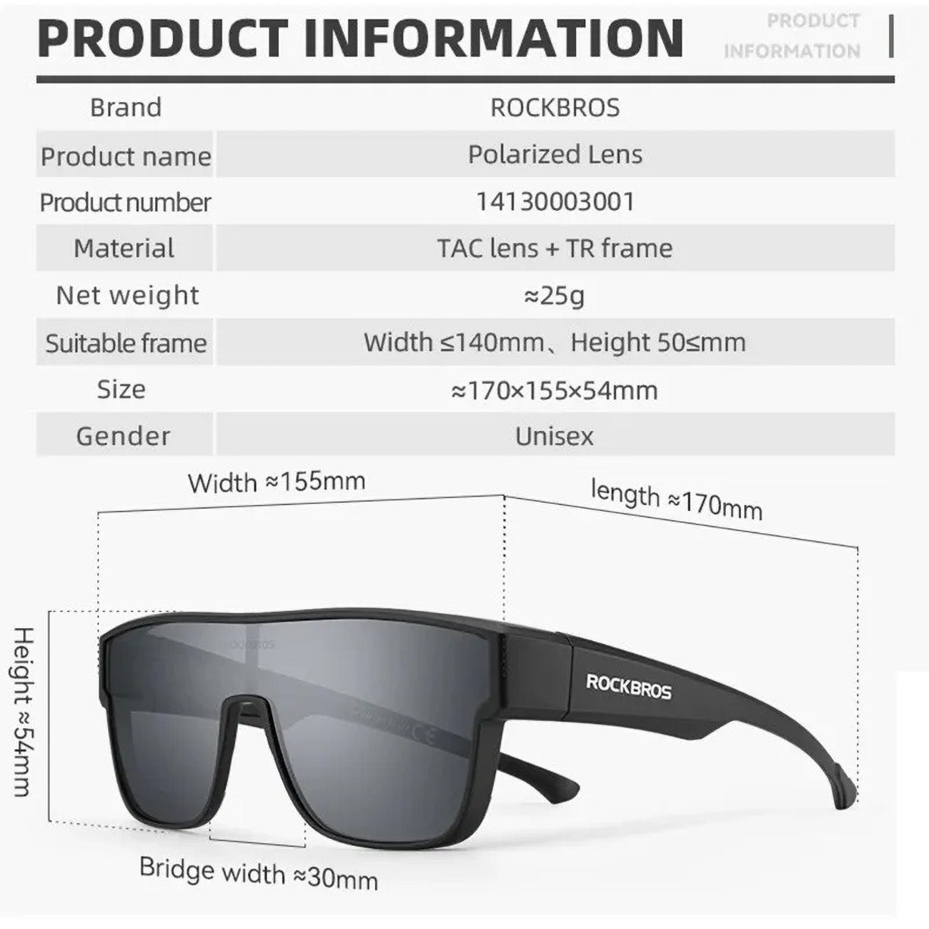 Cycling clothing – Cycling glasses with polarized frame and UV - Carlat