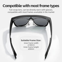 Cycling clothing – Cycling glasses with polarized frame and UV - Carlat