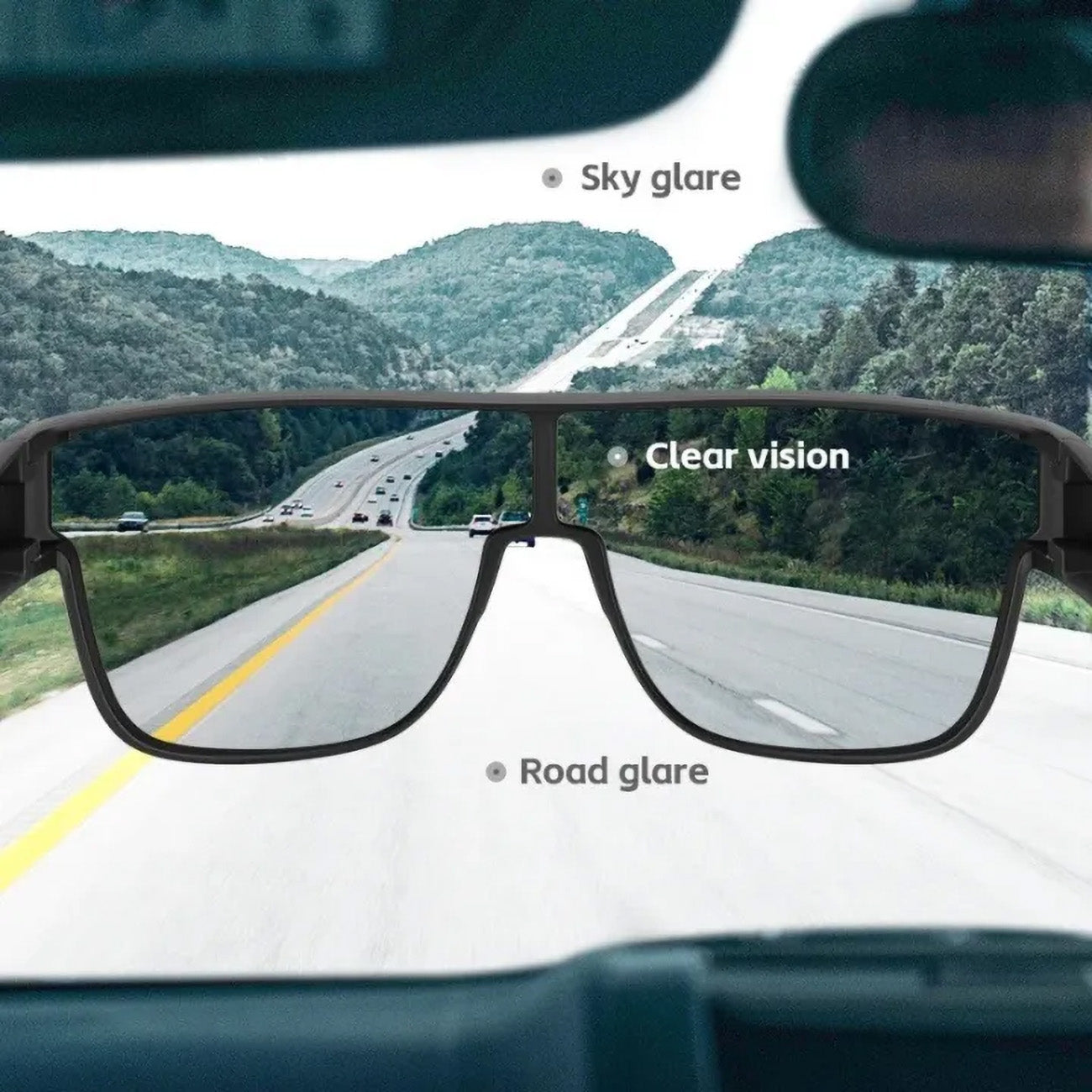 Cycling clothing – Cycling glasses with polarized frame and UV - Carlat