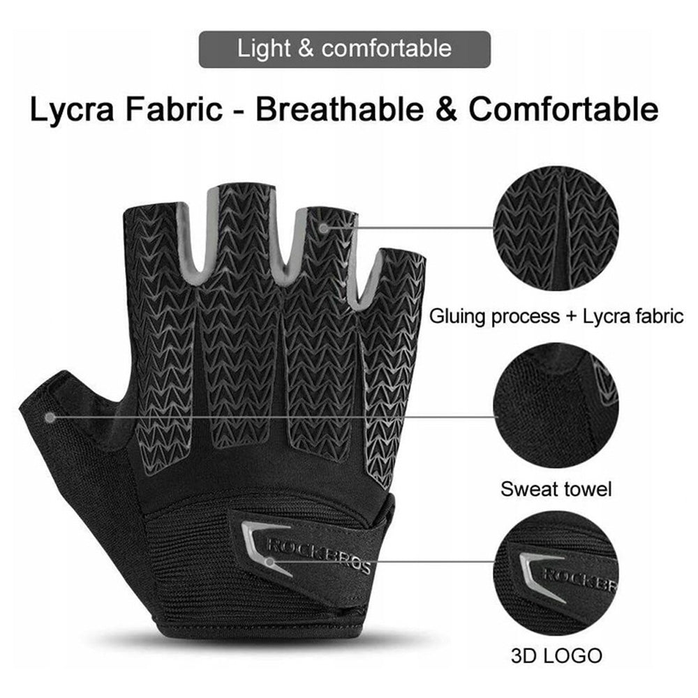 Cycling clothing – Cycling gloves with gel inserts, size L, - Carlat