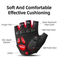 Cycling clothing – Cycling gloves with gel inserts, size XXL, - Carlat