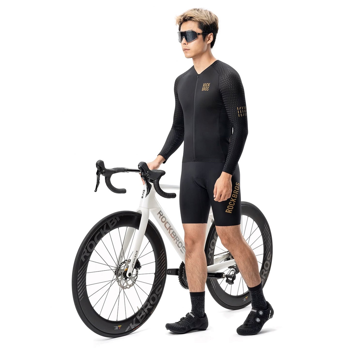 Cycling clothing – Diamond long-sleeved cycling jersey, size M - Carlat
