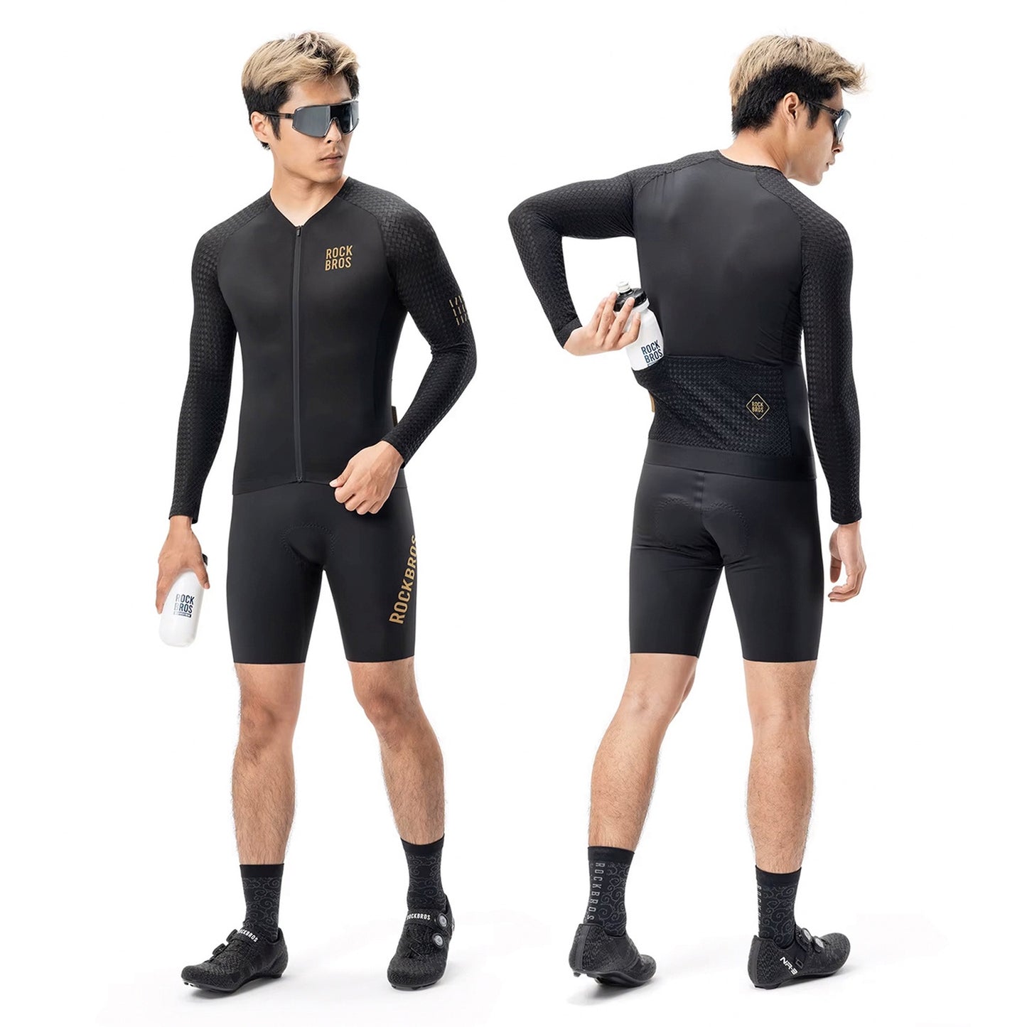 Cycling clothing – Diamond long-sleeved cycling jersey, size S - Carlat
