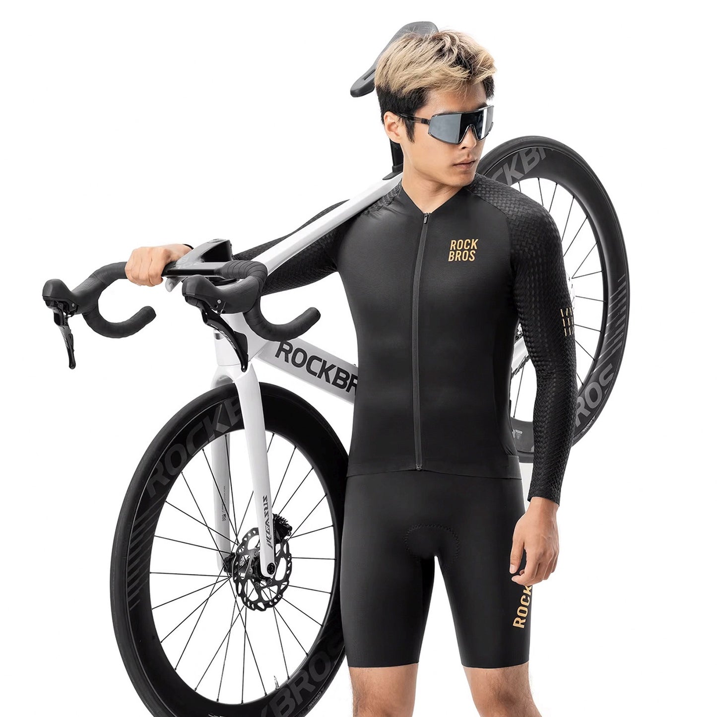 Cycling clothing – Diamond long-sleeved cycling jersey, size XL - Carlat
