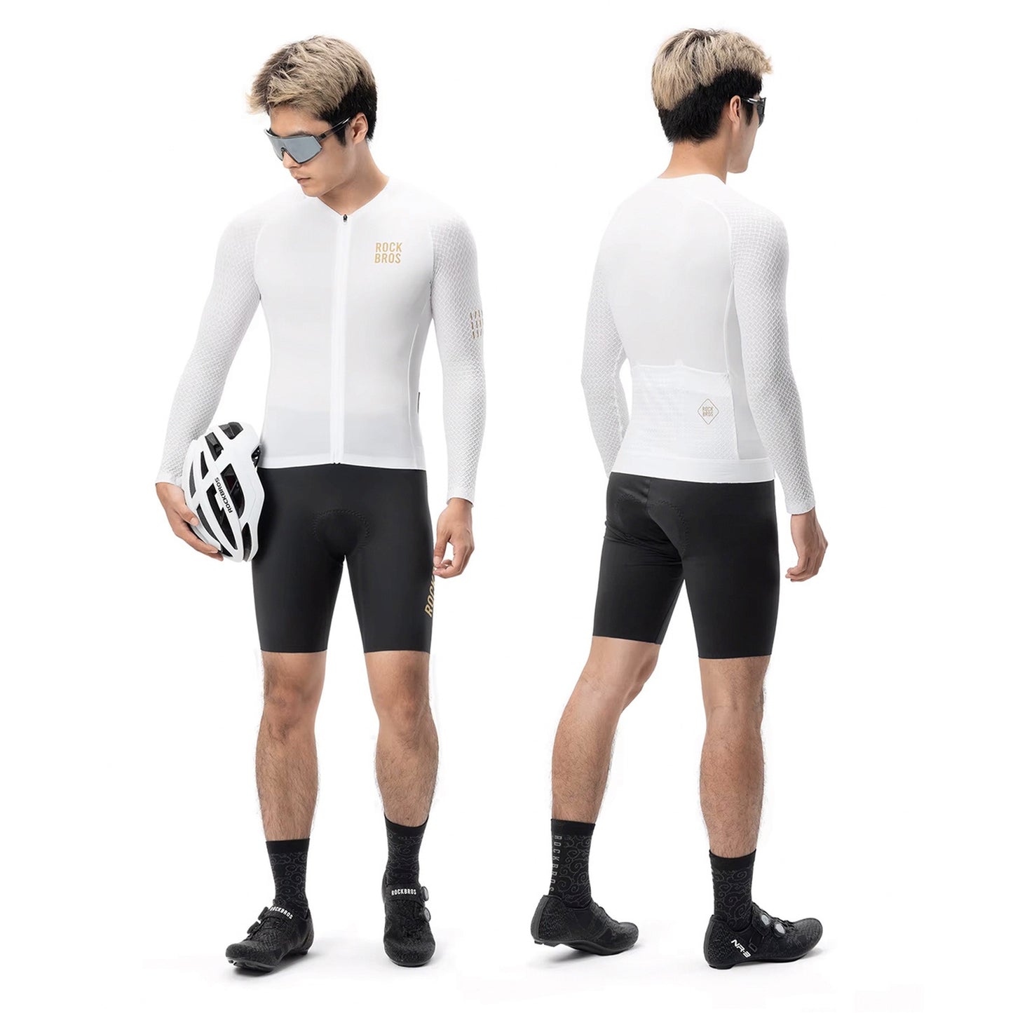 Cycling clothing – Diamond long-sleeved cycling jersey, size XS - Carlat