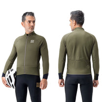 Cycling clothing – Double-layer fleece winter cycling jacket, size XL - Carlat
