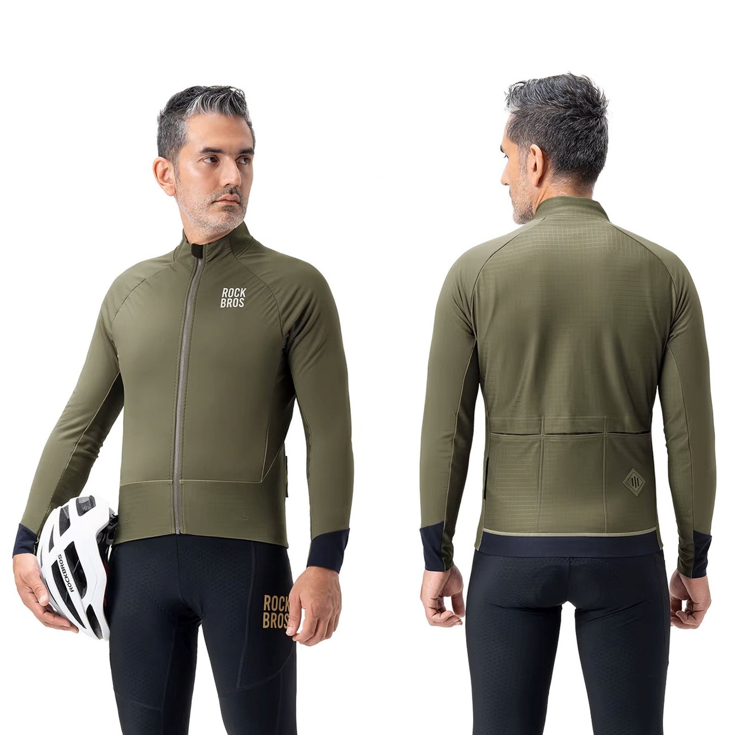 Cycling clothing – Double-layer fleece winter cycling jacket, size XXL - Carlat