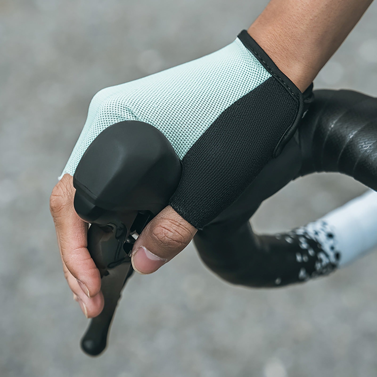 Cycling clothing – Fingerless cycling gloves, size L - gray - Carlat