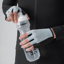 Cycling clothing – Fingerless cycling gloves, size L - gray - Carlat