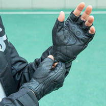 Cycling clothing – Fingerless motorcycle gloves with knuckle protection, size - Carlat