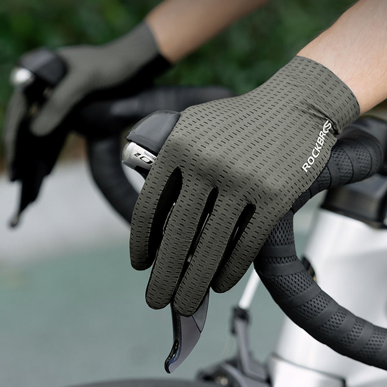 Cycling clothing – Full breathable cycling gloves, size L - Carlat