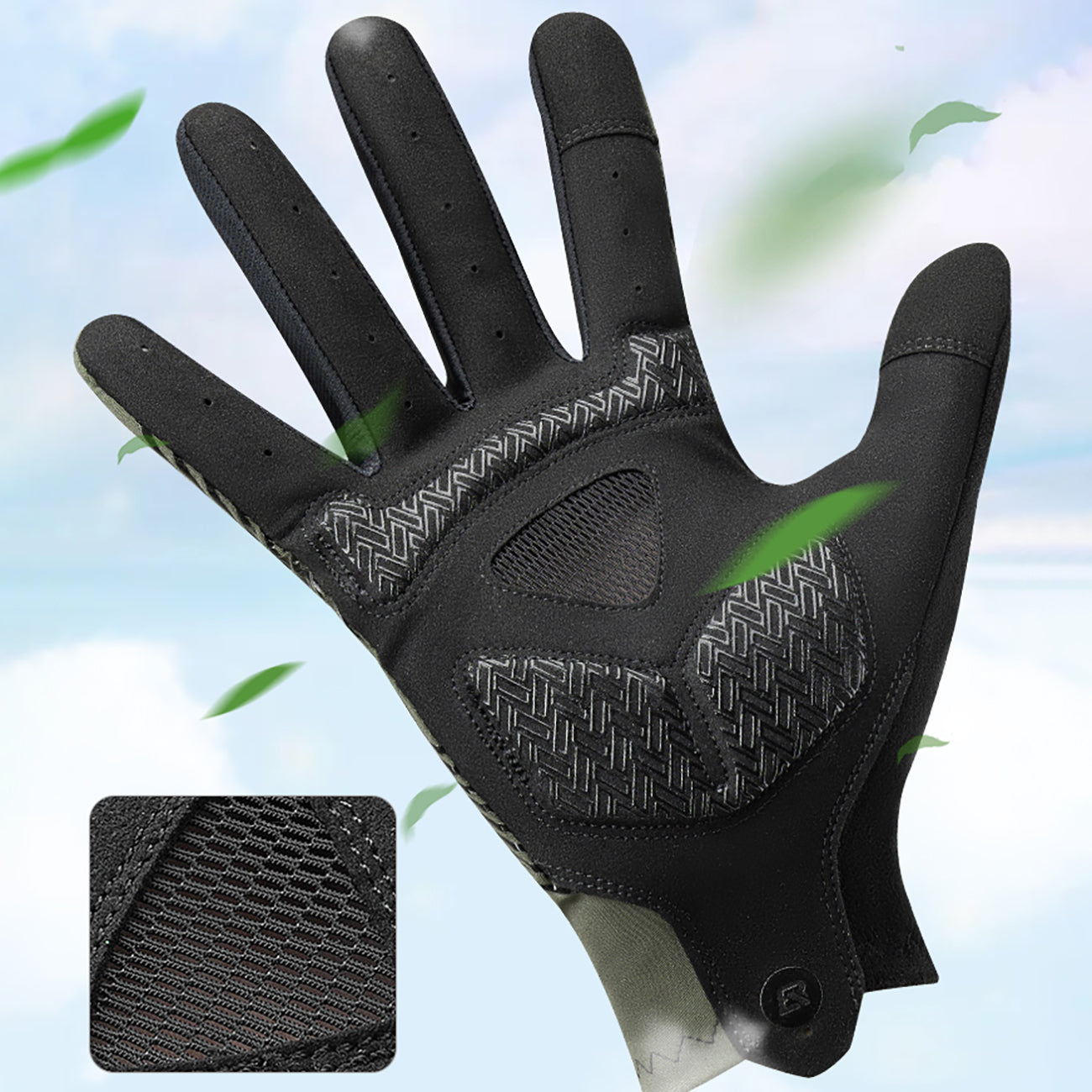 Cycling clothing – Full shock-absorbing cycling gloves, size XL - Carlat