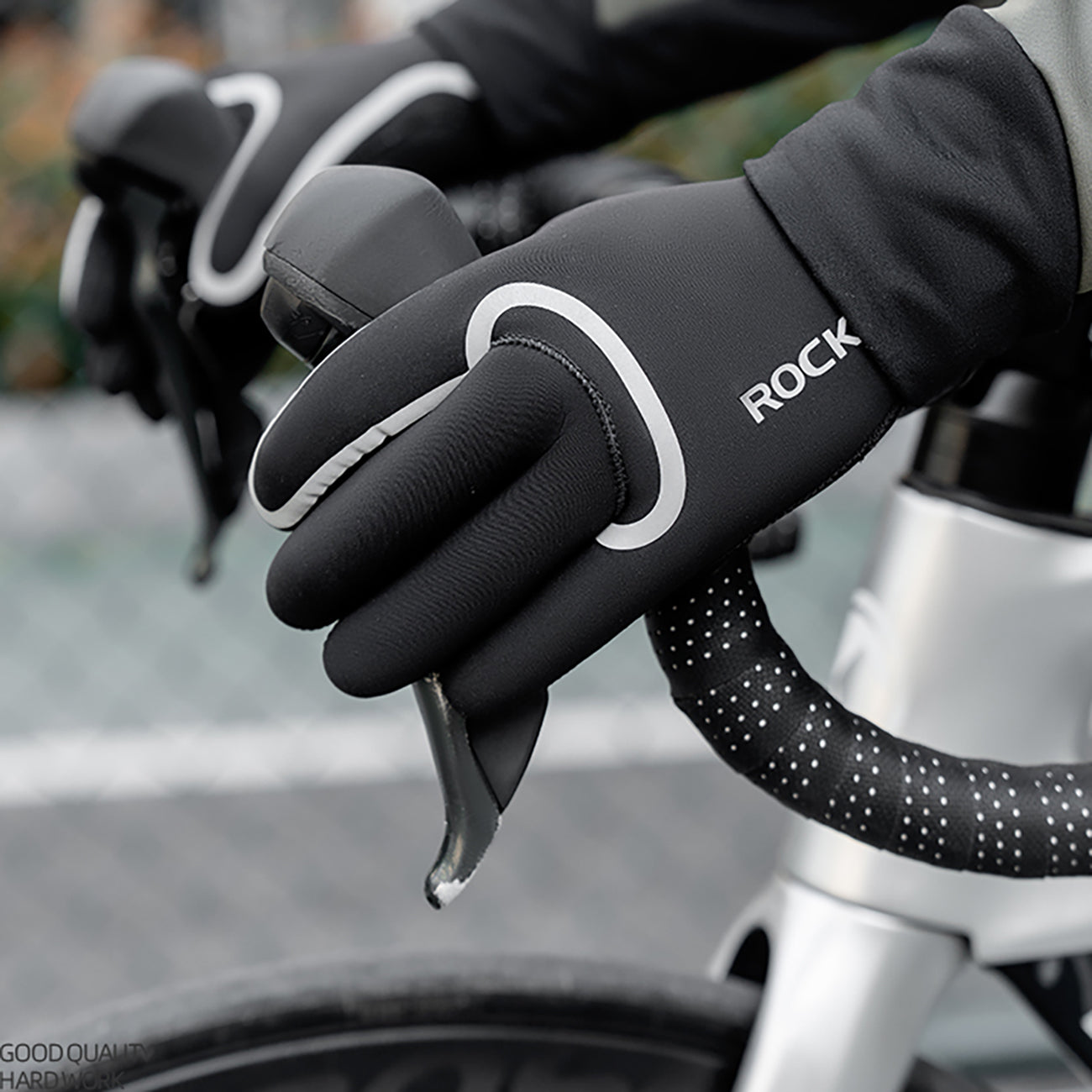 Cycling clothing – Fully waterproof cycling gloves, size L/XL - Carlat