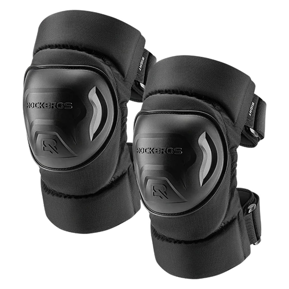 Cycling clothing – Knee protectors for MTB motorbike, black - Carlat