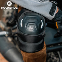 Cycling clothing – Knee protectors for MTB motorbike, black - Carlat