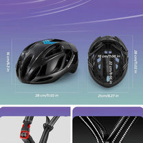 Cycling clothing – Light bicycle helmet 58-62 cm - titanium - Carlat