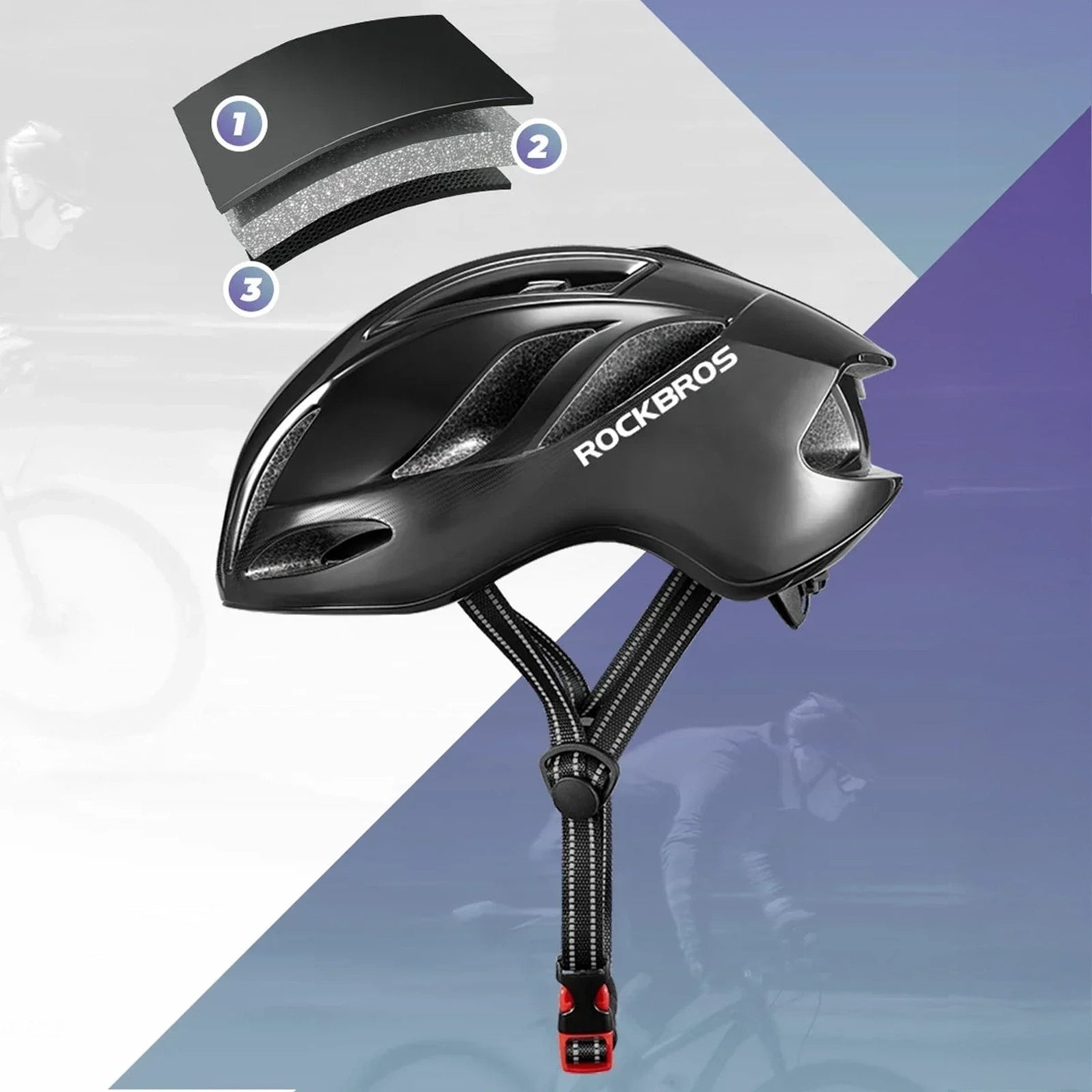 Cycling clothing – Light bicycle helmet 58-62 cm - titanium - Carlat