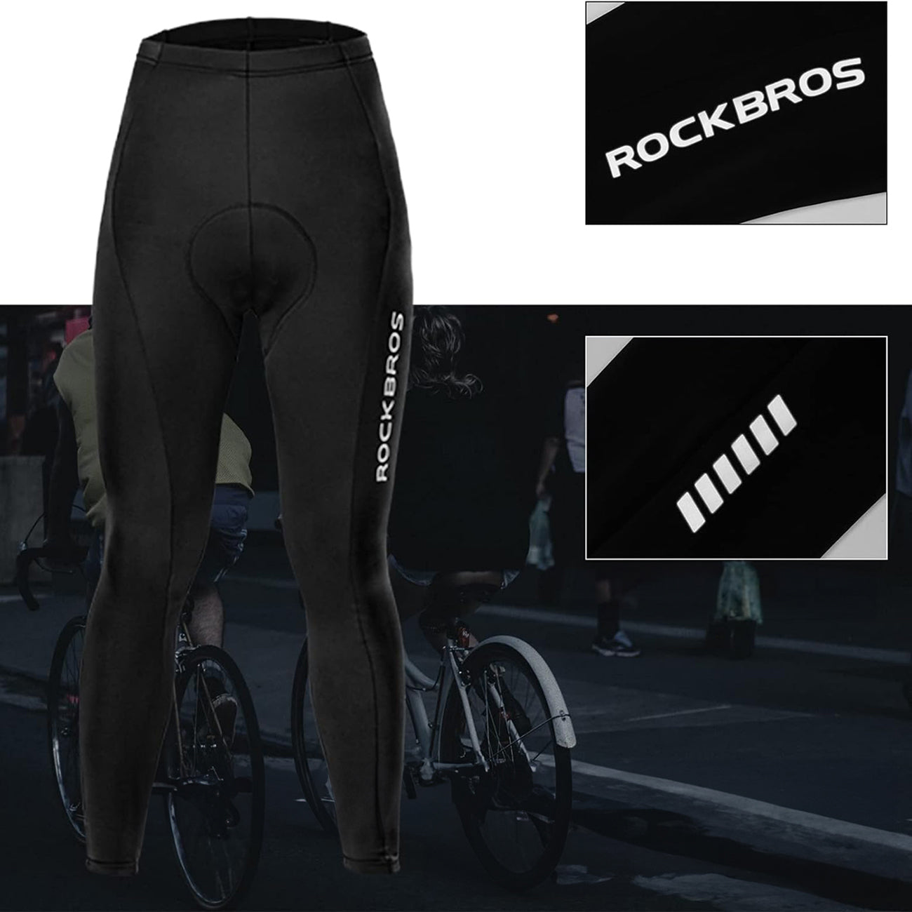 Cycling clothing – Long breathable cycling pants with L insert - Carlat