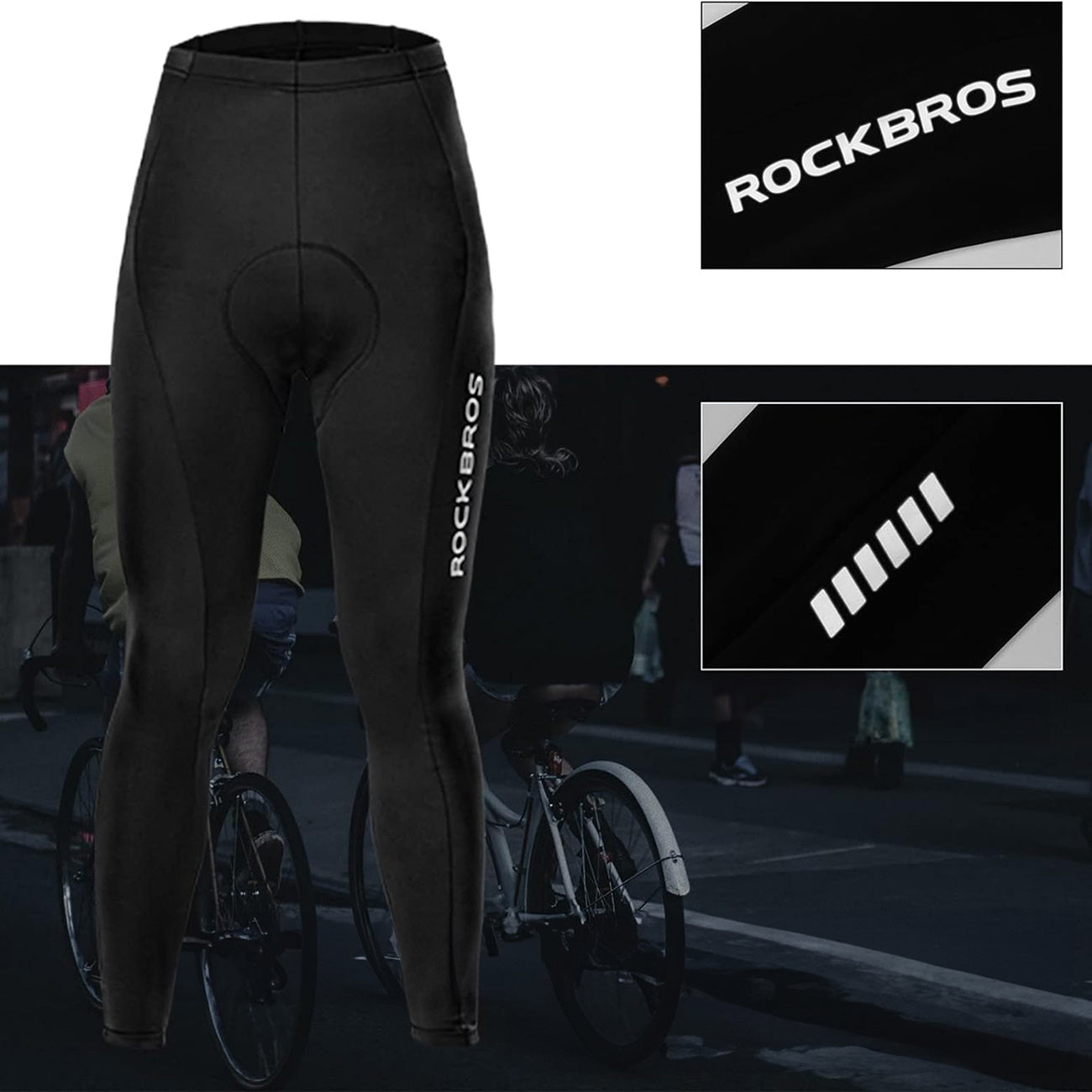 Cycling clothing – Long breathable cycling pants with XXXXL insert - Carlat
