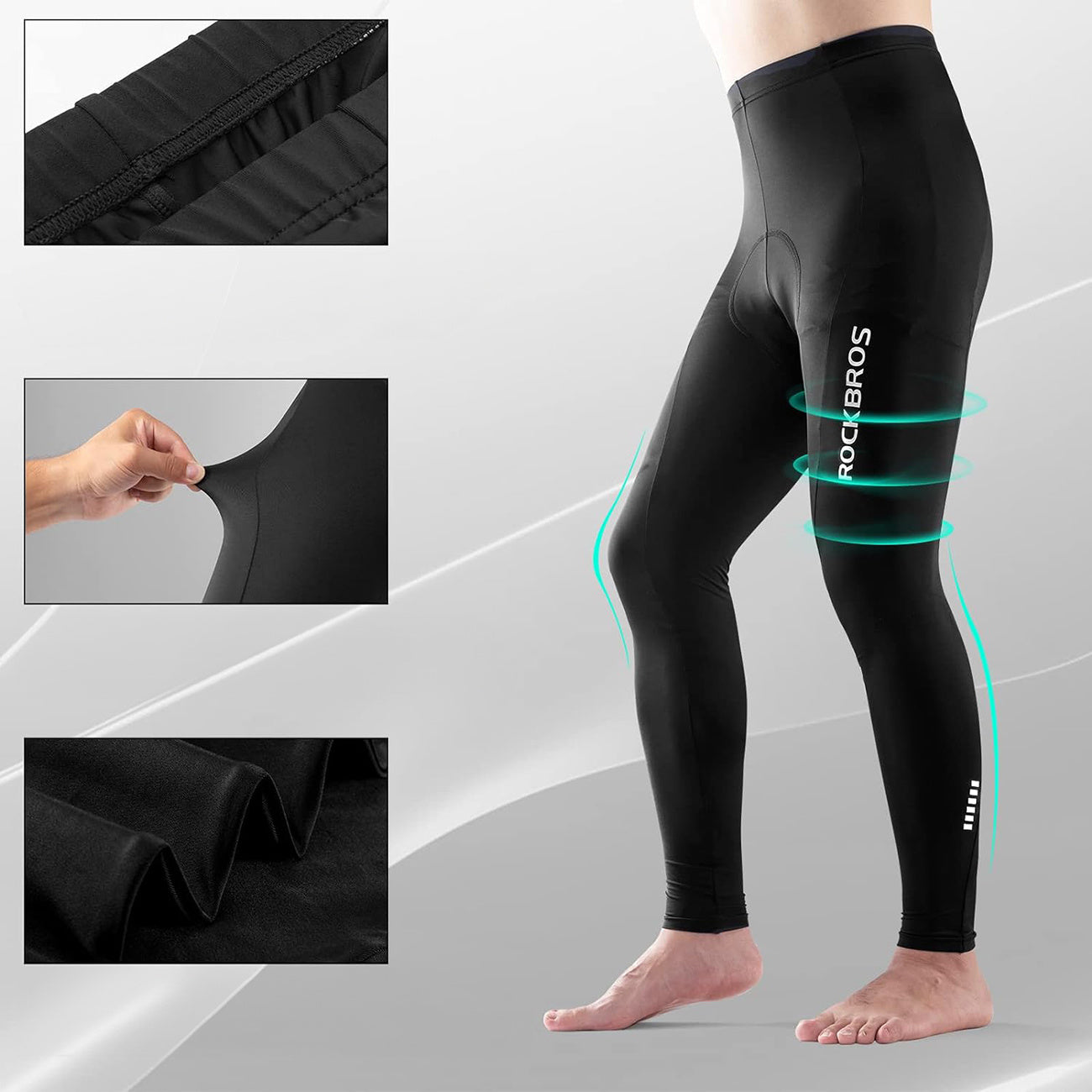 Cycling clothing – Long breathable cycling pants with XXXXL insert - Carlat