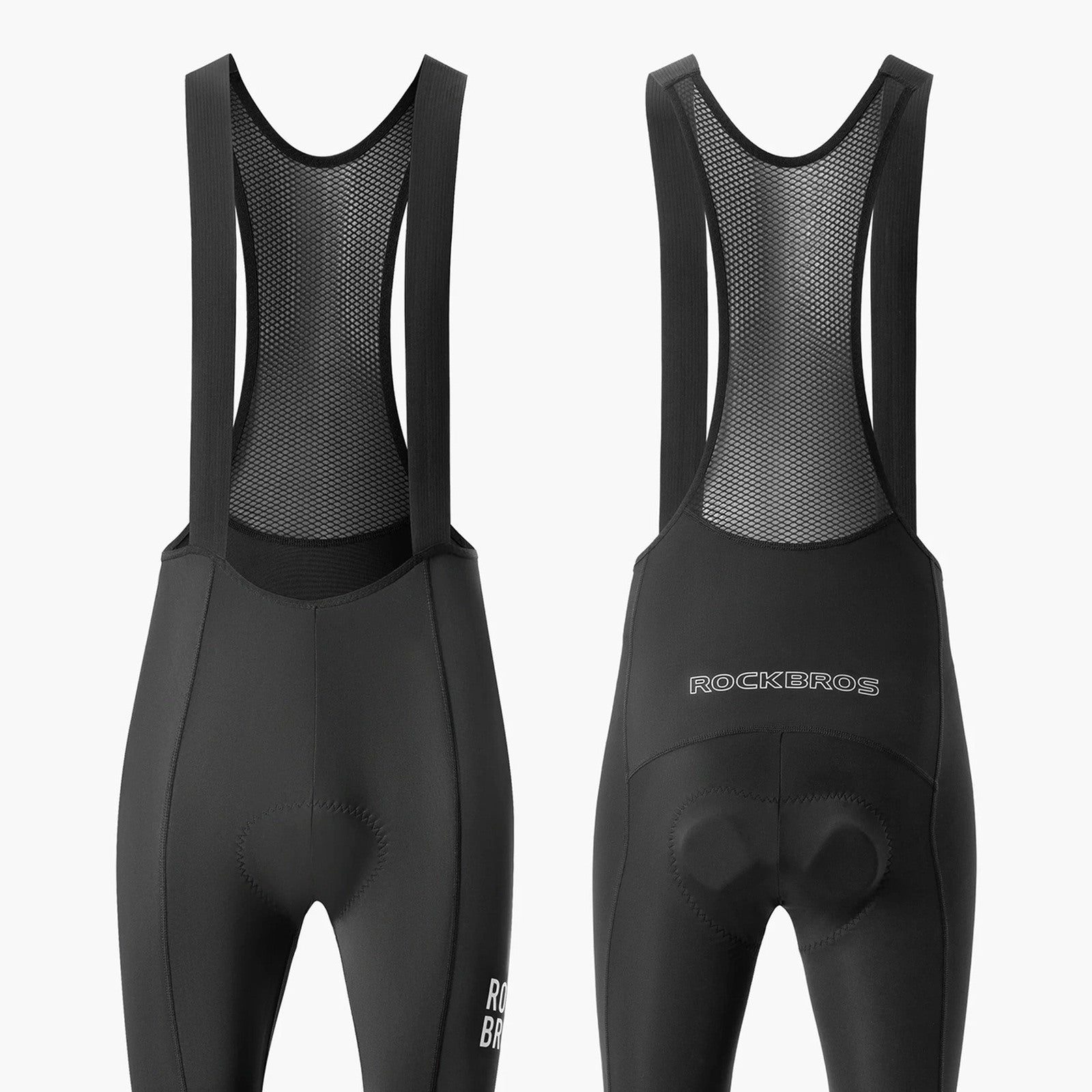 Cycling clothing – Long cycling trousers with suspenders and insert. - Carlat