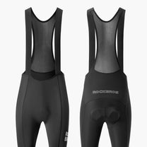 Cycling clothing – Long cycling trousers with suspenders and insert. - Carlat