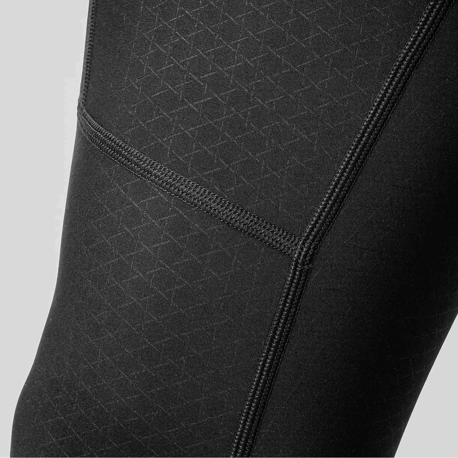 Cycling clothing – Long fleece cycling trousers with suspenders with - Carlat