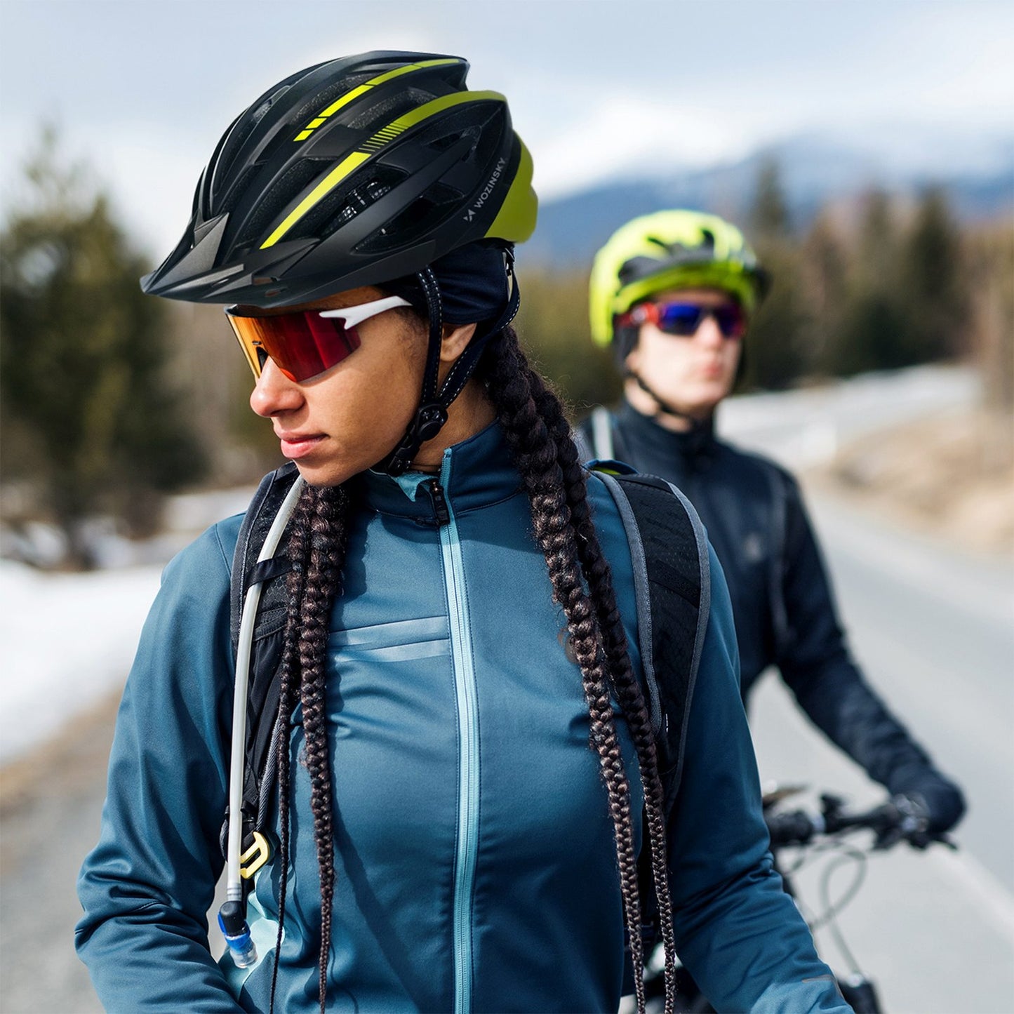 Cycling clothing – MTB bicycle helmet with detachable visor and - Carlat