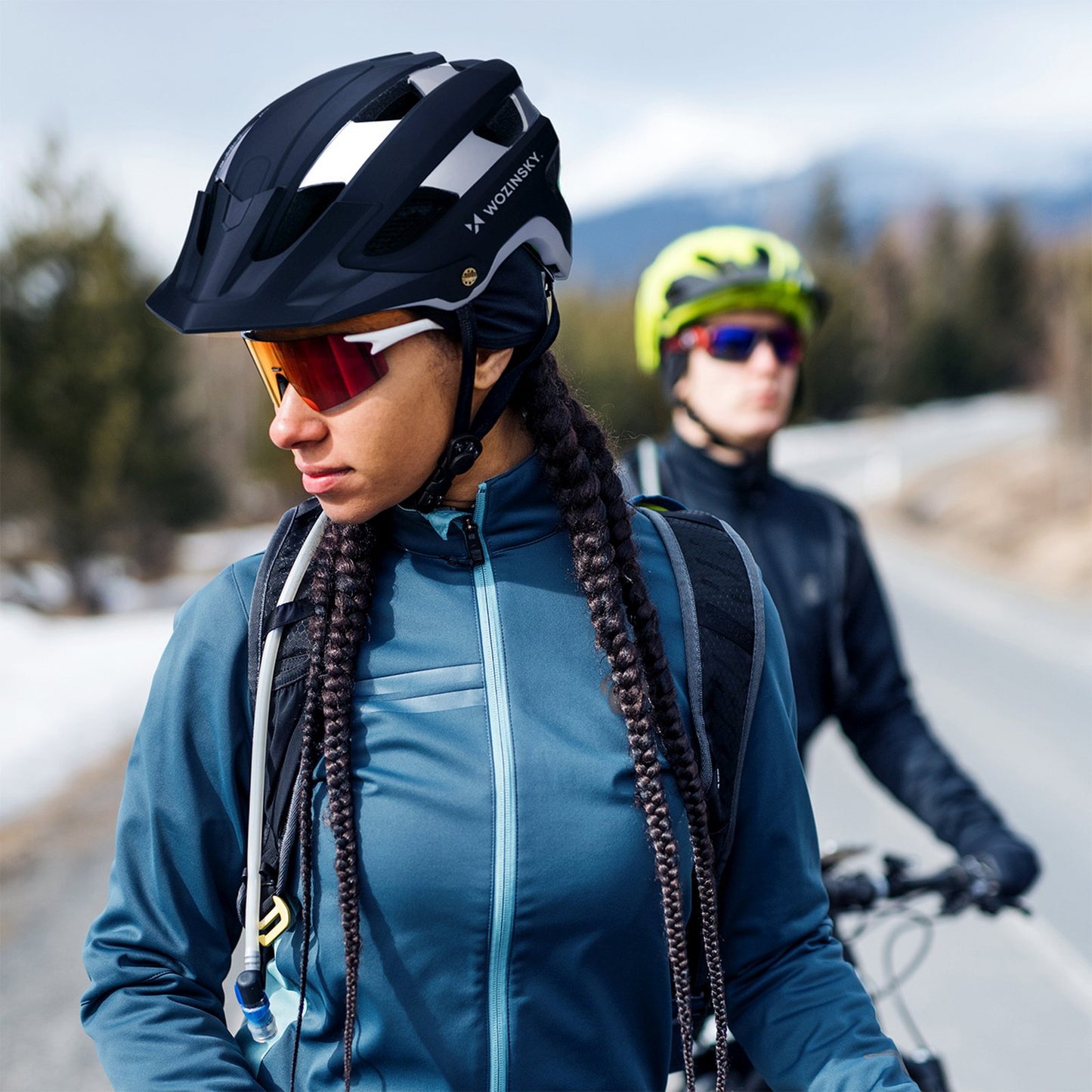 Cycling clothing – MTB bicycle helmet with detachable visor, lightweight, - Carlat